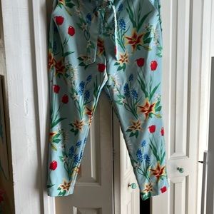 NY&C 7th Ave floral pants new like size 16